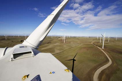 US wind power growth was fuelled by projects such as the Shiloh I and 2 windfarms using GE-1.5-MW-turbines (pic Jan Oelker)