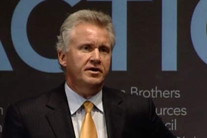 GE CEO Jeff Imeldt... planning to "ride the wave"