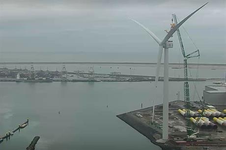 First look: Haliade-X blades fitted to prototype