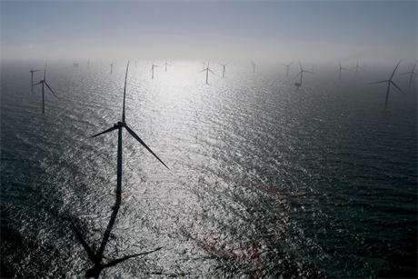 RWE's Kaskasi offshore wind farm (pic credit: Christian Charisius /Pool/AFP/Getty Images)