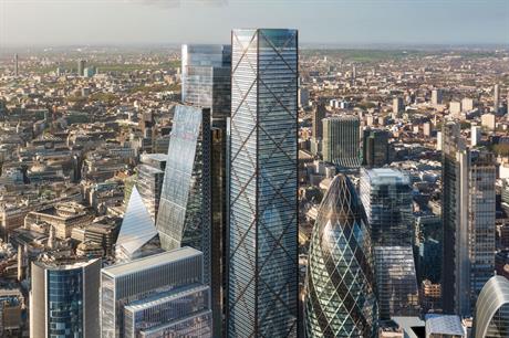 1 Undershaft (centre): tower would be City's tallest