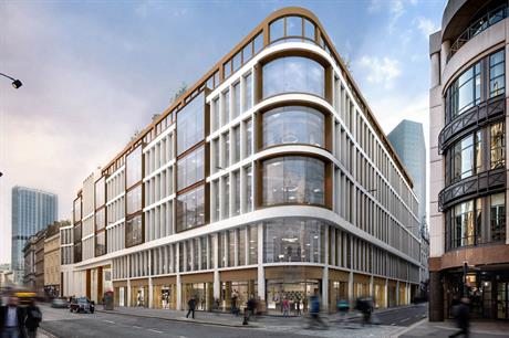 An artist's visualisation of the finished 60 London Wall scheme (pic: LaSalle Investment Management)