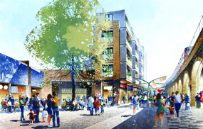 Plans for the redevelopment include 6,000 square metres of shopping and market space