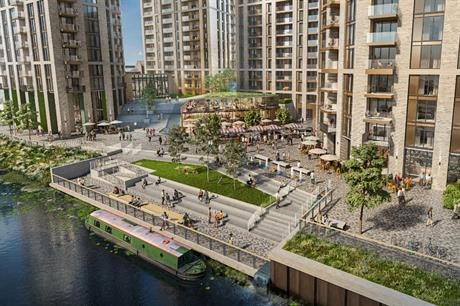A visualisation of the proposed Abbey Quays development in Barking and Dagenham. Image: Weston Homes