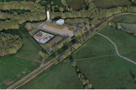A visualisation of the Abergelli Power Project. Pic: Drax