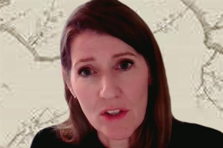 Joanna Averley speaking at the virtual conference - image: LDPF