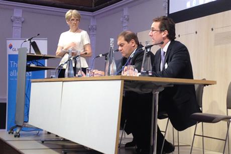 BPF chief executive Liz Peace (left) at the launch of the planning survey