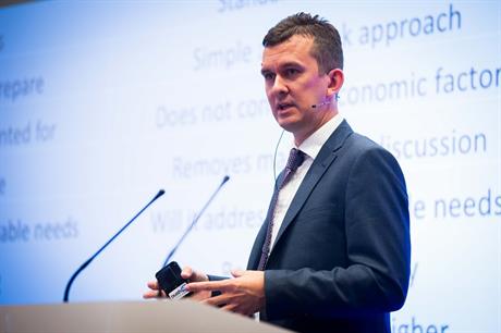 Ben Frodsham, associate director at Indigo Planning, at the Planning for Housing conference