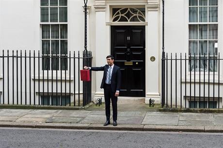Chancellor Rishi Sunak yesterday. Pic: Getty Images