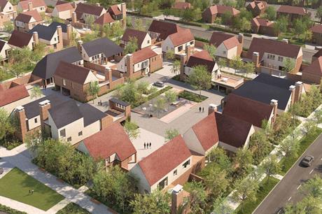 An artist's visualisation of the finished scheme