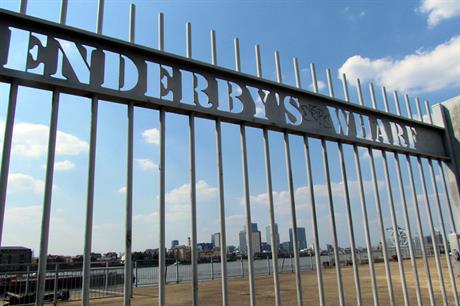 Enderby's Wharf: site of proposed cruise liner terminal