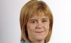 Scotland's deputy first minister Nicola Sturgeon