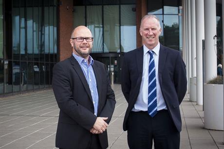 Delivering homes: Central Bedfordshire’s director of regeneration and business Jason Longhurst and development infrastructure group manager Andrew Davie (Pic: Central Bedfordshire Council)