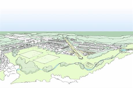 An artist's impression of plans for the Hengrove Park regeneration scheme