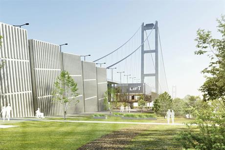 An artist's visualisation of how the finished scheme may have looked