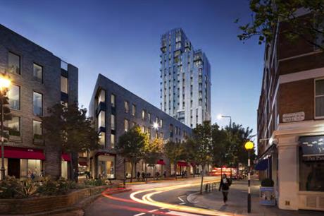 A visualisation of the 17-storey tower. Image: Notting Hill Gate KCS