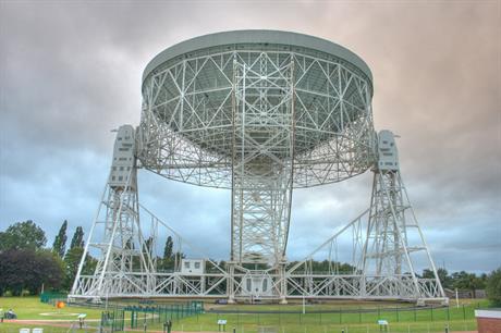 The Lovell Telescope at Jodrell Bank Observatory, Cheshire. Pic: Mike Peel, Jodrell Bank Centre for Astrophysics, University of Manchester