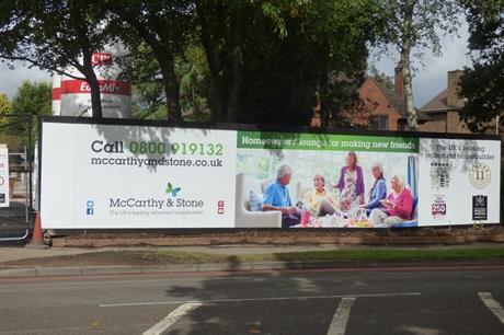 A McCarthy & Stone development site. Pic: Elliott Brown, Flickr