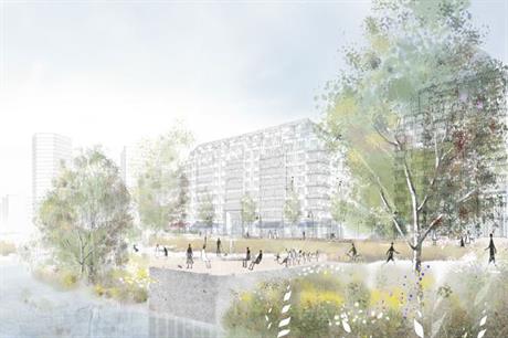 A visualisation of the second phase of Meridian Waters. Pic: Enfield Council