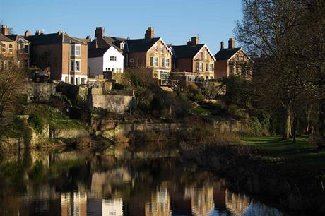 Homes in Morpeth, Northumberland. Image: Flickr / johndal