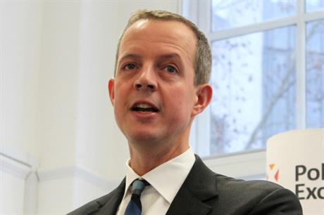 Former planning minister Nick Boles