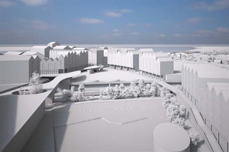 An artist's impression of plans for Purfleet Centre. Image: PCRL