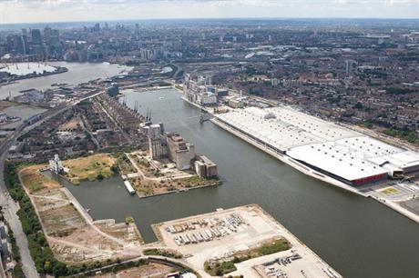 Royal Albert Docks: in the running for Planning Permission of the Year award