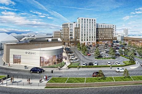 An artist's visualisation of the finished scheme