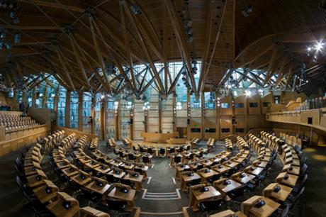 Scottish Parliament: MSPs voted in favour of changes to the planning system. Image: Wikimedia Commons