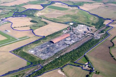 The site of the proposed development (Image: Harworth Group)