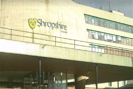 Shropshire Council offices: injunction secured. Pic: Google Street View
