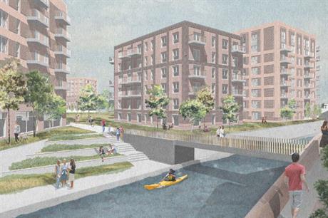 An artist's impression of plans for Soho Wharf in Birmingham. Image: Galliard Homes and Apsley House Capital