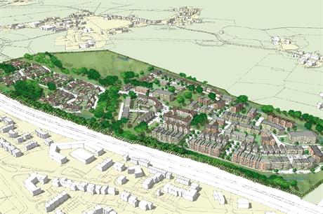 A visualisation of the plans for the redevelopment of the Oxford Brookes campus. Pic: Avison Young
