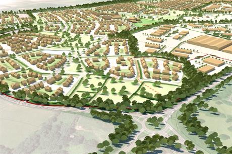 A visualisation of the Tasley Garden Village proposals. (Pic: Taylor Wimpey)