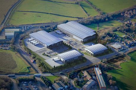 A visualisation of a new logistics scheme in Tungsten Park, Leicestershire, which received permission in February. Pic: Tungsten Properties