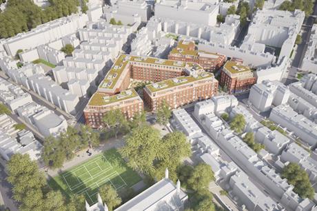 William Sutton Estate: An artist's visualisation of the finished scheme