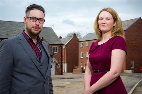 Blaby improvers: development services manager James Carpenter and development management team leader Kristy Ingles