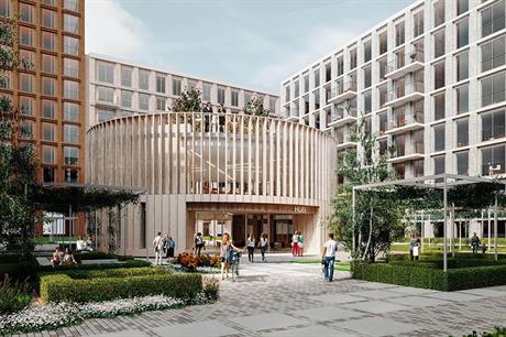 A visualisation of the development proposals