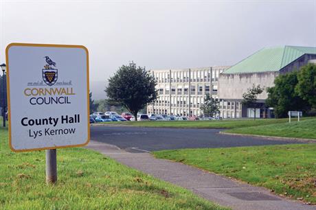 Cornwall: authority made greatest use of PPAs in two years from July 2012 to June 2014