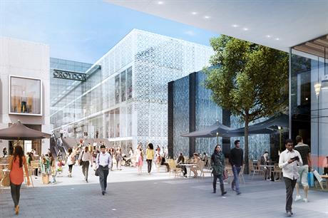 A visualisation of the finished development