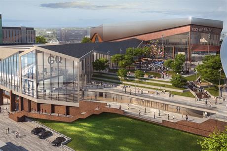 A visualisation of the finished scheme (pic: HOK)