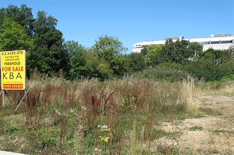 Land for sale: a development site near Burgess Hill, Mid Sussex (picture: Dave Spicer, Geograph)