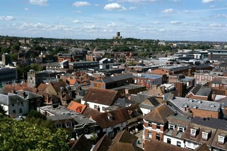 Guildford: planning chief has stepped down (picture by Charlotte Gilhooly)