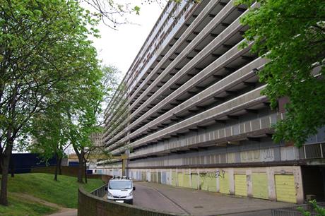 The now-demolished Heygate Estate in south London