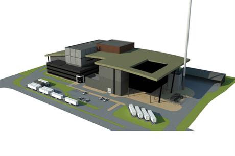 A visualisation of the West Sussex energy from waste scheme. Pic: Britaniacrest Recyling Ltd