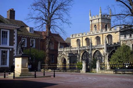 Huntingdon, Cambridgeshire (pic: Stephen Nunney via geograph)