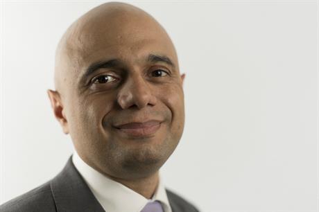 Communities secretary Sajid Javid