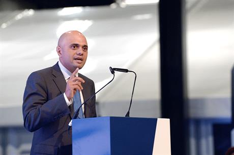 Communities secretary Sajid Javid