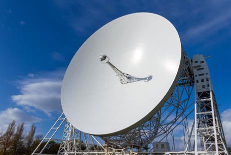 Telescope at Jodrell Bank, which limited nearby housing allocation. Image by Lee, Flickr