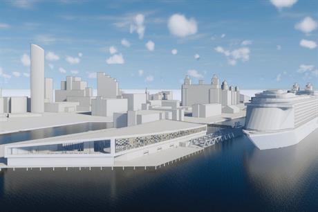 A visualisation of the finished development